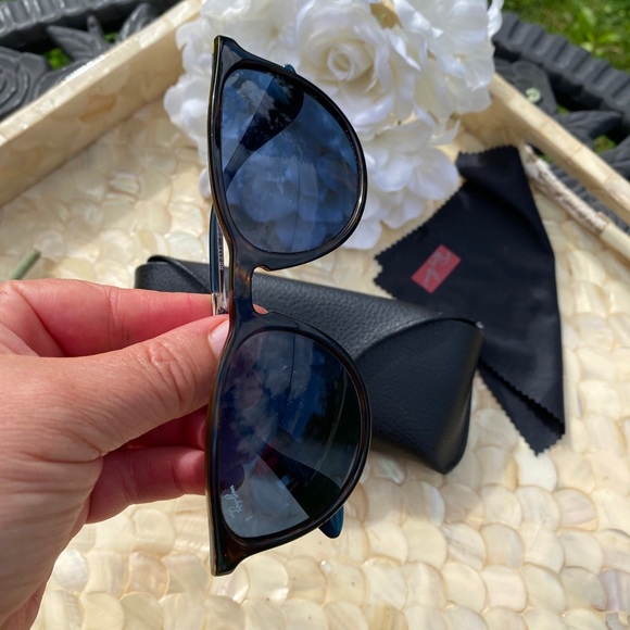 Ray Ban Erika Classic Brown Gradient Men's Eyeglasses - RB4171 Preowned - Picture 4 of 13